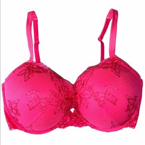 La SENZA Neon pink Hello sugar push up bra